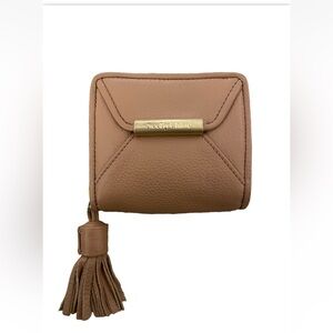 ☀️See by Chloé Tan Leather Wallet with Tassel